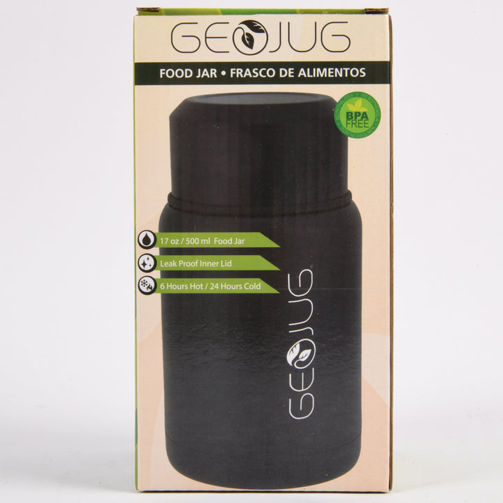 FOOD JAR INSULATED SS 17 OUNCE -BLK(1 Count)