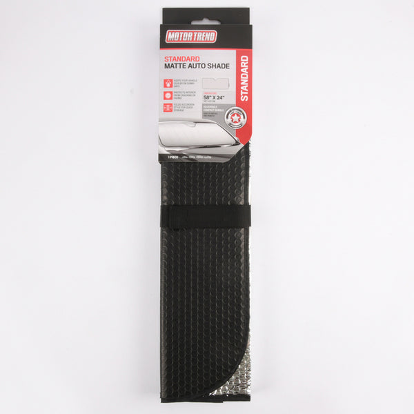 MOTOR TREND AUTO SUNSHADE BLACK(1 Count)