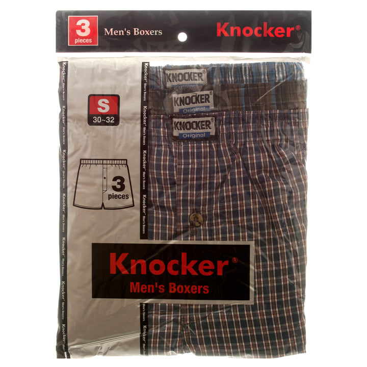 MEN'S BOXER SHORT 3PC-SM #TB3500_S_ASST(4 Count)