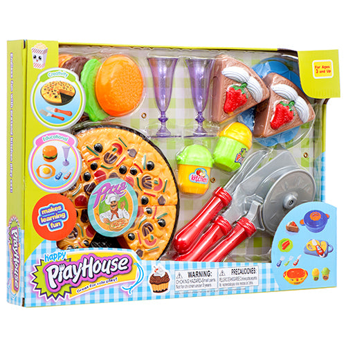 KITCHEN CAKE & PIZZA PLAY SET 2- ASST #665-9B(1 Count)