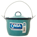 CINSA ENAMEL CONVEX POT 1.5QT #14-#M358(1 Count)