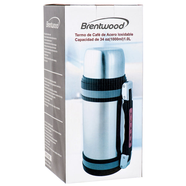 VACUUM FLASK 34Z S/S W/HANDLE #FTS-1000(1 Count)