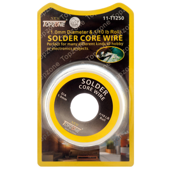 SOLDER CORE WIRE 1.0MM DIAMETER-1/10LB #11-TT250(1 Count)