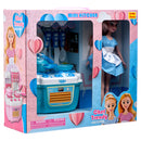 TOY DOLL W/KITCHEN PLAY SET 2-ASST(1 Count)