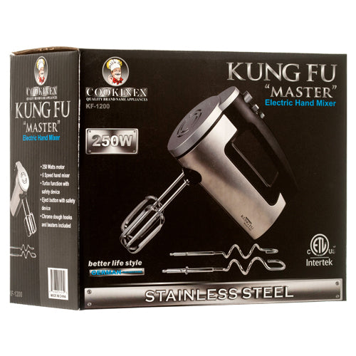 HAND MIXER 6-SPEED S/S #KF-1200(1 Count)