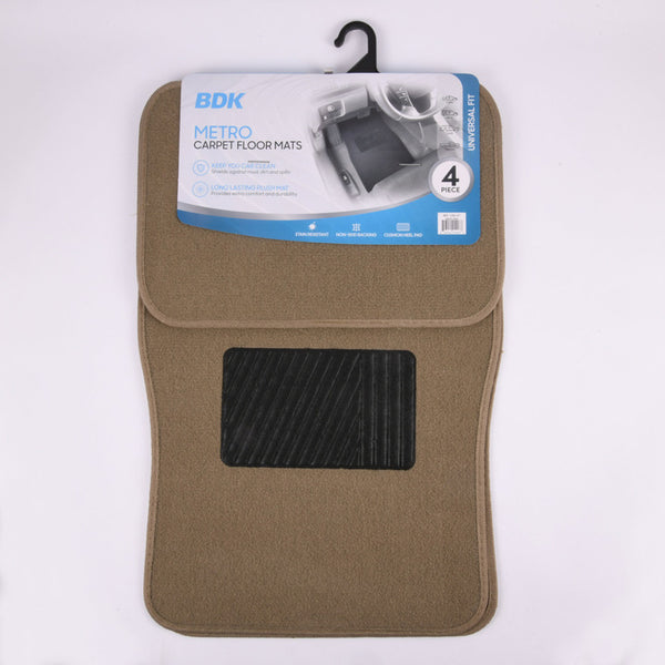 AUTO MAT MEDIUM BEIGE 4PDC SET #MT-100(1 Count)