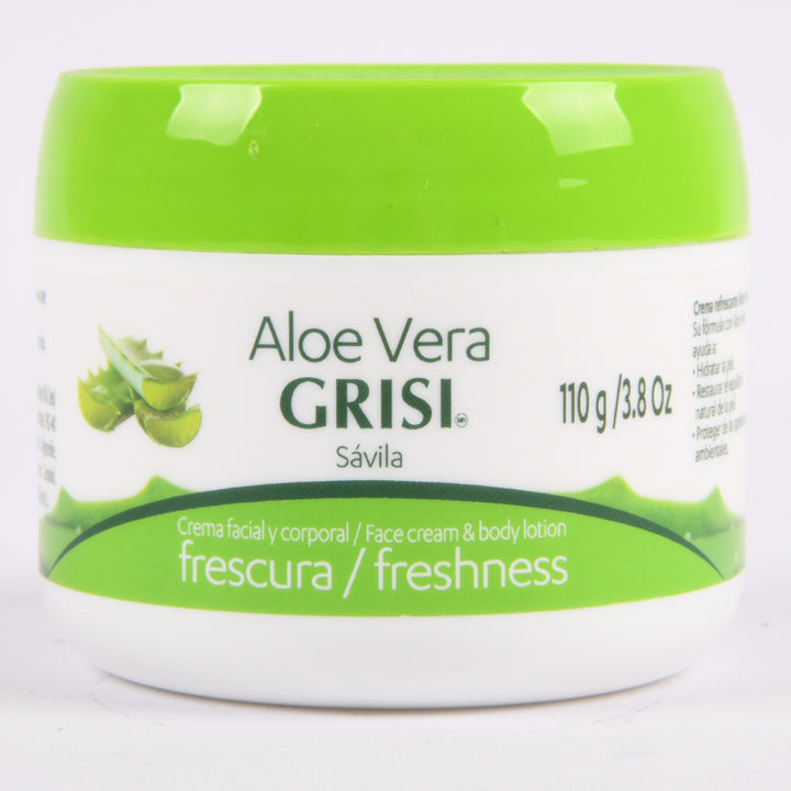 Grisi Aloe Vera Savila cream 3.8oz refreshing face and body moisturizer with aloe