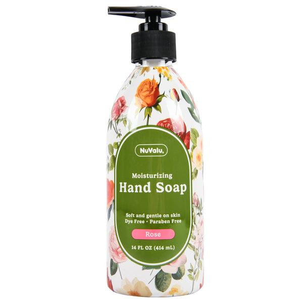 NUVALU LIQUID HAND SOAP ROSE 14 OZ (12 PACK)