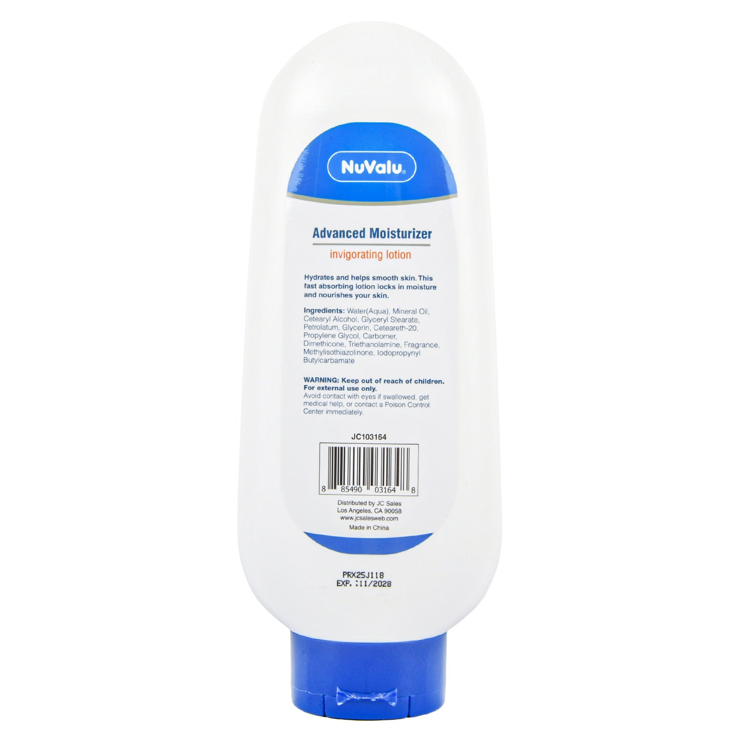 Nuvalu Lotion Advanced Moisturizer 18 Oz (Pack Of 1)
