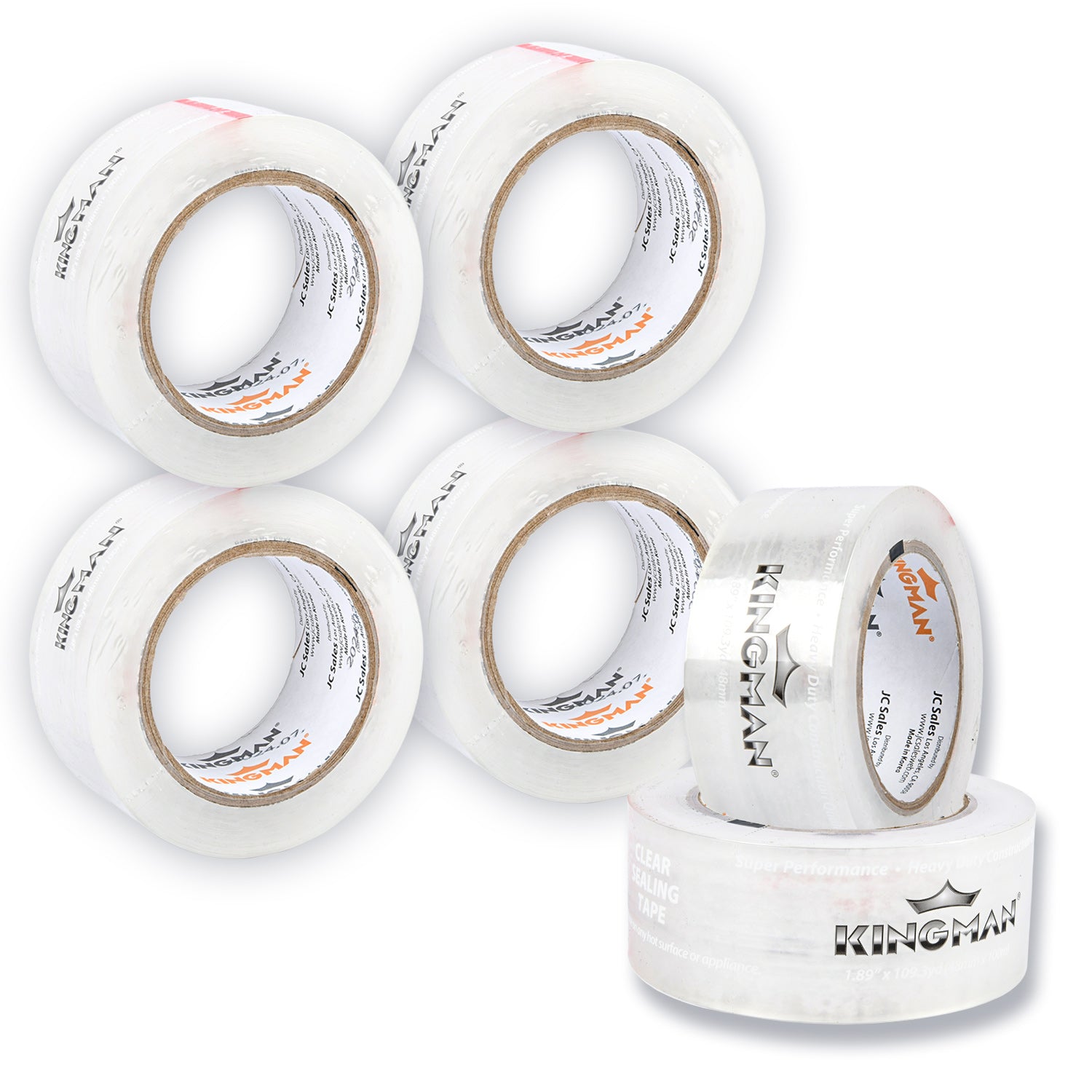 Kingman Clear Packing Tape (36 Pack)