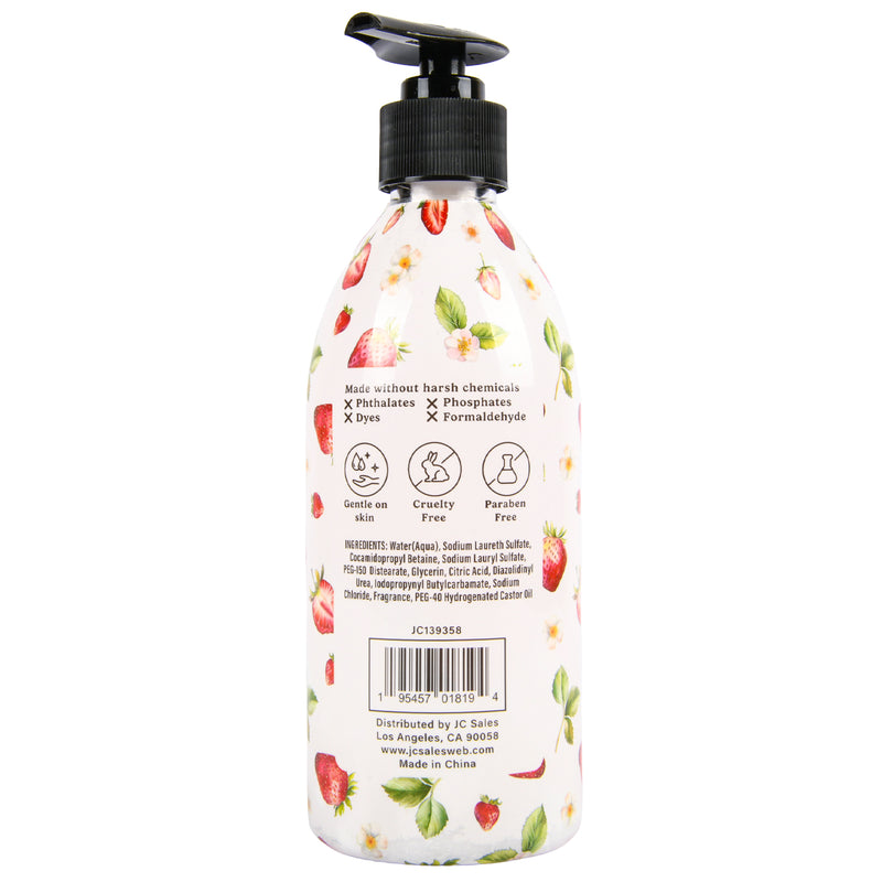 NUVALU LIQUID HAND SOAP STRAWBERRY 14 OZ (12 PACK)