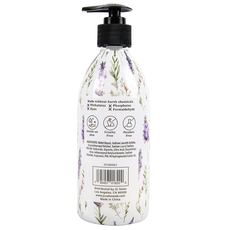 NUVALU LIQUID HAND SOAP LAVENDER 14 OZ (12 PACK)