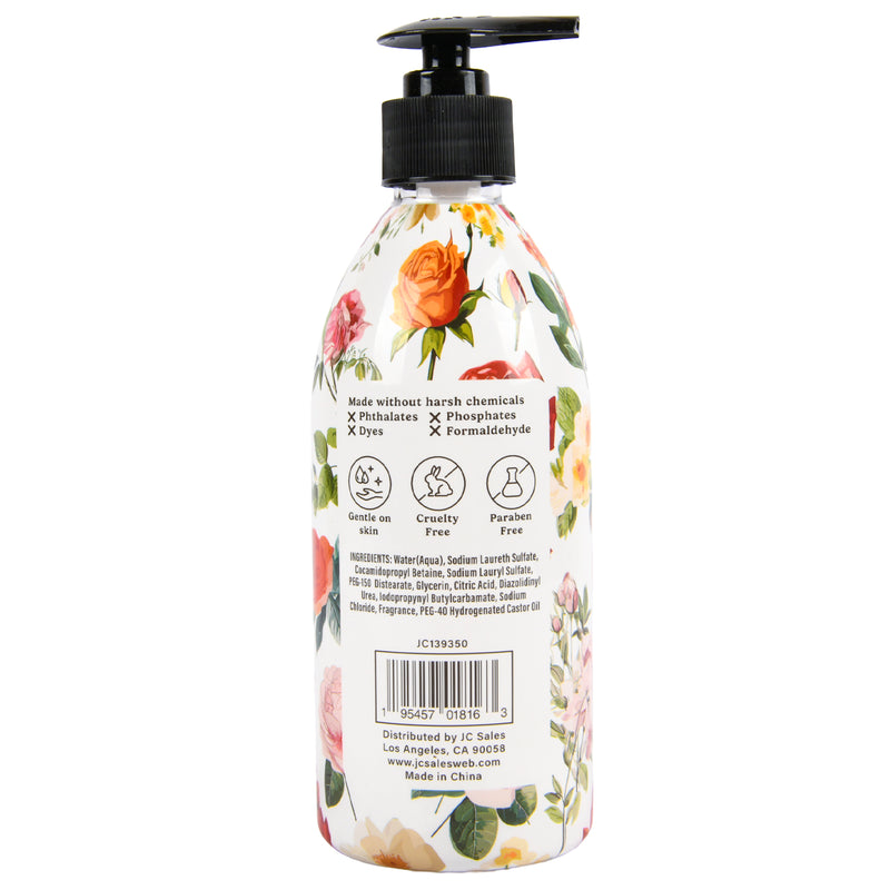 NUVALU LIQUID HAND SOAP ROSE 14 OZ (12 PACK)