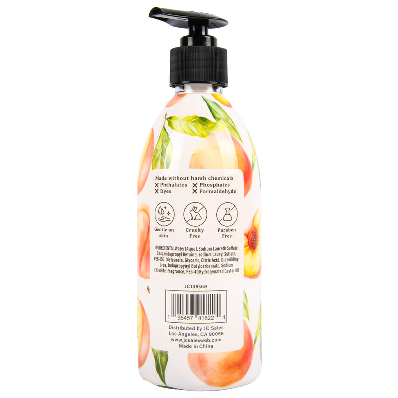 NUVALU LIQUID HAND SOAP FRESH PEACH 14 OZ (12 PACK)