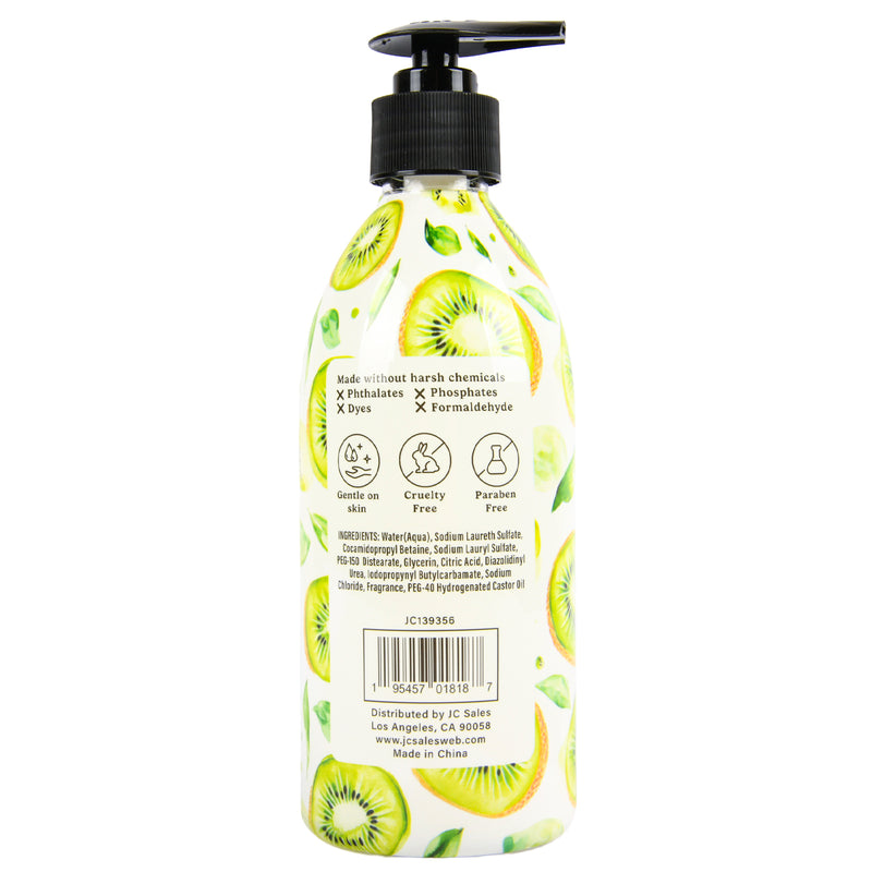 NUVALU LIQUID HAND SOAP FRESH KIWI 14 OZ (12 PACK)