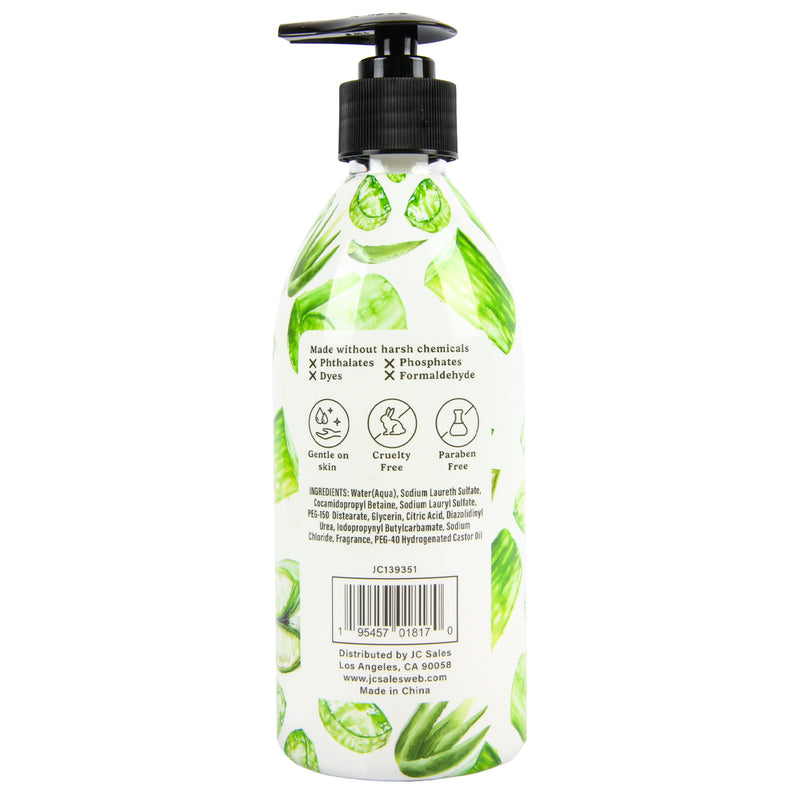 NUVALU LIQUID HAND SOAP ALOE VERA 14 OZ (12 PACK)