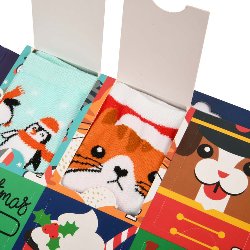 HYP (Christmas Critters) Christmas Advent Calendar 15 Days of  Socks