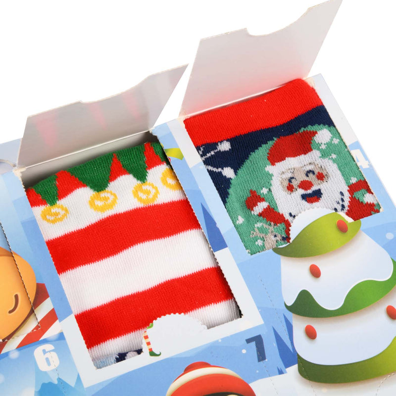 HYP (Santa's Family) Christmas Advent Calendar 15 Days of  Socks