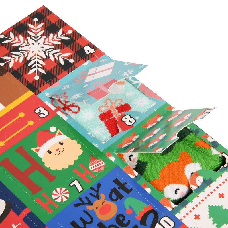 HYP (Christmas Critters) Christmas Advent Calendar 15 Days of  Socks