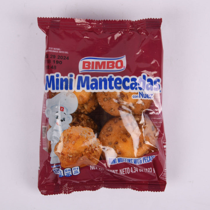 BIMBO MINI MANTECADAS NUEZ 4.34Z *14D(1 Count)