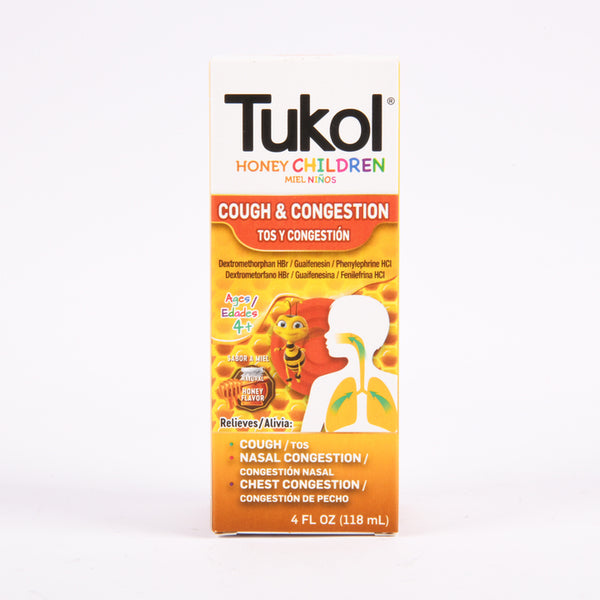 TUKOL HONEY CHILDREN COUGH&CONGESTION 4oz(1 Count)
