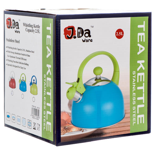 TEA KETTLE 2.5L ASST COLORS #J0030(1 Count)