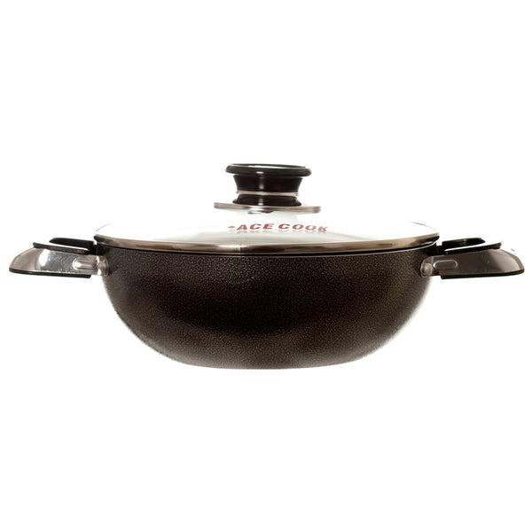 ACE COOK  WOK PAN W/LID  22CM #KWPL2202S(1 Count)