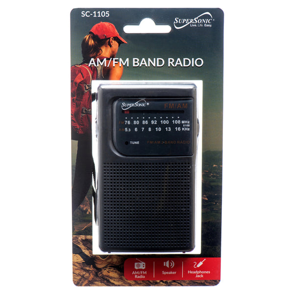 POCKET RADIO AM/FM #SC-1105(1 Count)