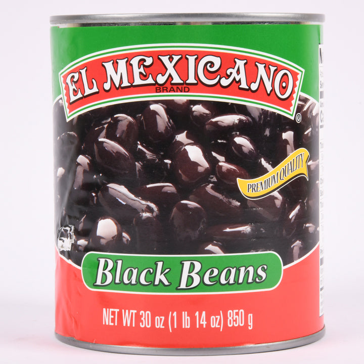 EL MEXICANO WHOLE BLACK BEANS 30Z(1 Count)