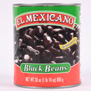 EL MEXICANO WHOLE BLACK BEANS 30Z(1 Count)