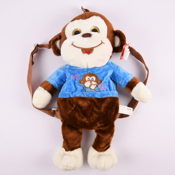PLUSH BACKPACK 12" MONKEY #2079(1 Count)