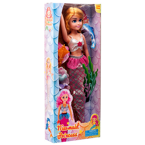 TOY JUMBO MERMAID DOLL 17.5" 3-ASST(1 Count)