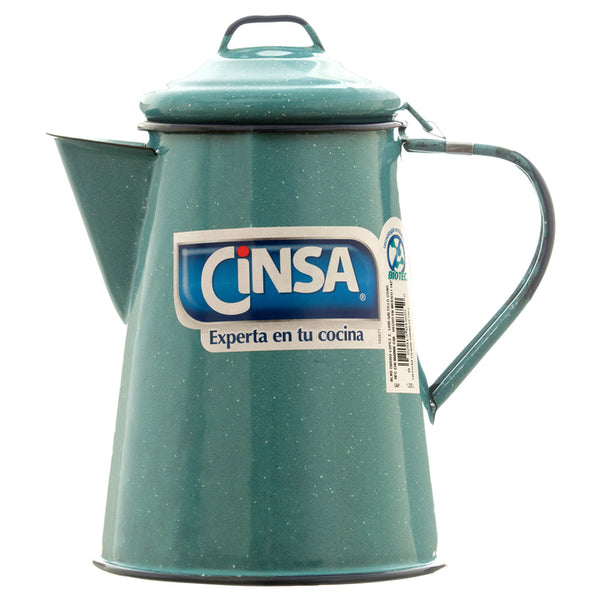 CINSA ENAMEL COFFEE POT #M1857(1 Count)