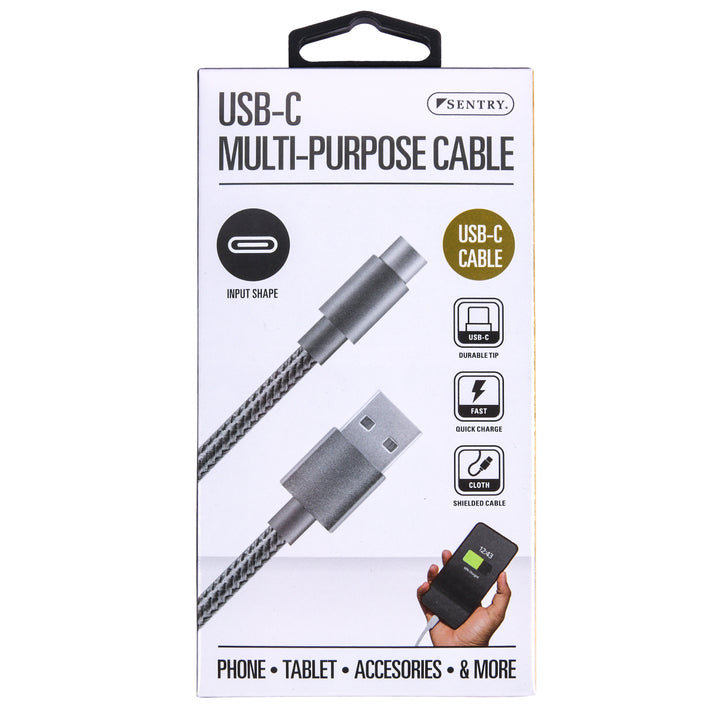 SENTRY CHARGING CABLE TYPE-C ASST(1 Count)