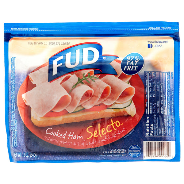 FUD SELECT HAM-COOKED PRE-PACKED *1M(1 Count)
