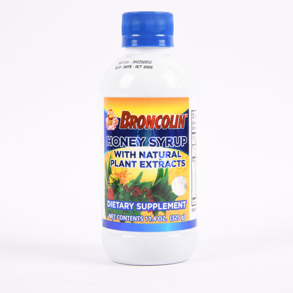 BRONCOLIN HONEY SYRUP W/NATURAL EXTRACTS 11.4Z(1 Count)