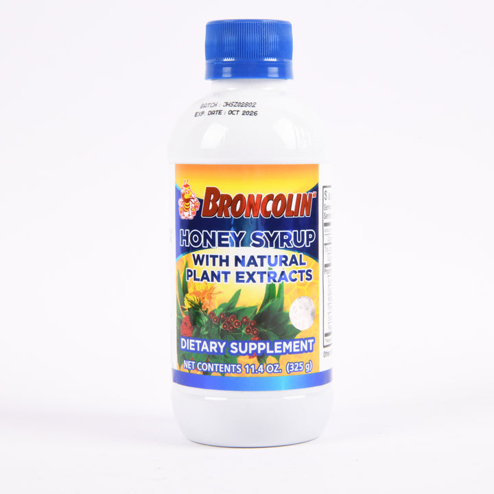 BRONCOLIN HONEY SYRUP W/NATURAL EXTRACTS 11.4Z(1 Count)