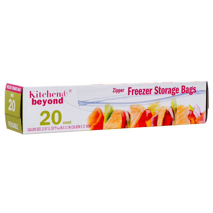 FREEZER ZIPPER BAG 20CT 1GALLON(1 Count)