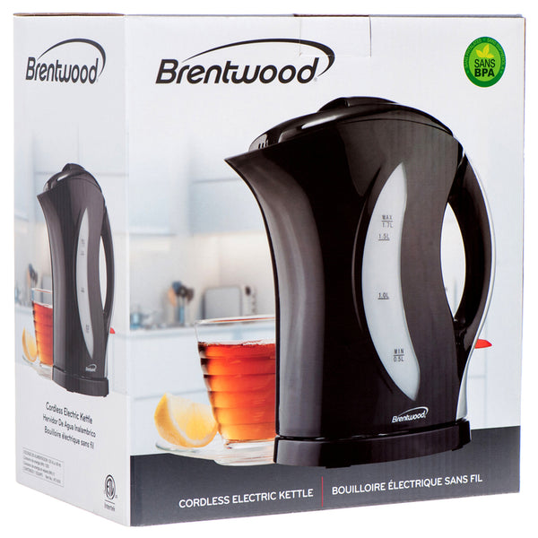 ELECTRIC KETTLE BLK 2LT #KT-1618(1 Count)