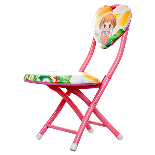 KID' S HEART SHAPE METAL  CHAIR  ASST CLR #DM1567(1 Count)