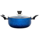 DUTCH OVEN 4QT W/GLASS LID BLUE(1 Count)