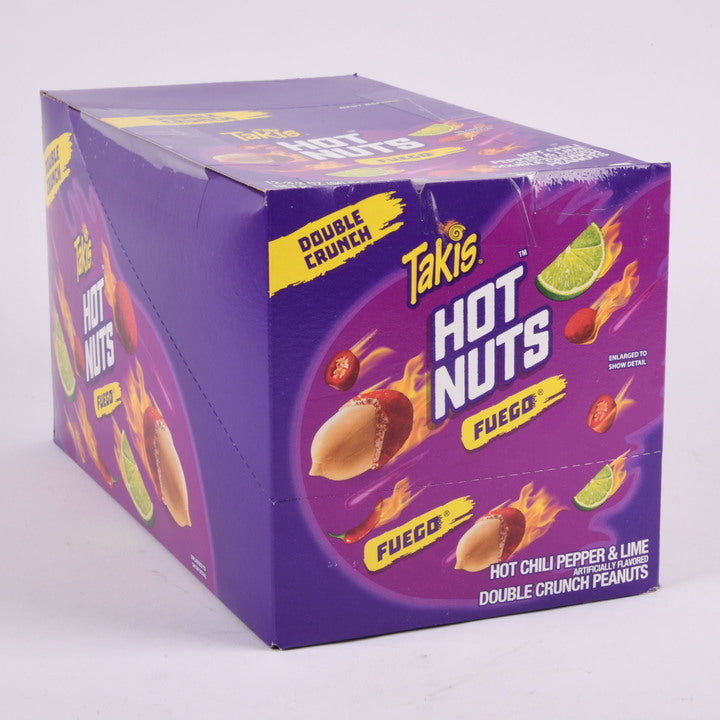 TAKIS HOT NUTS FUEGO 3.2OZ(12 Count)