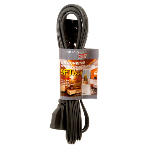 EXTENSION CORD  9FT GRAY UL   #06-TZ1509(1 Count)