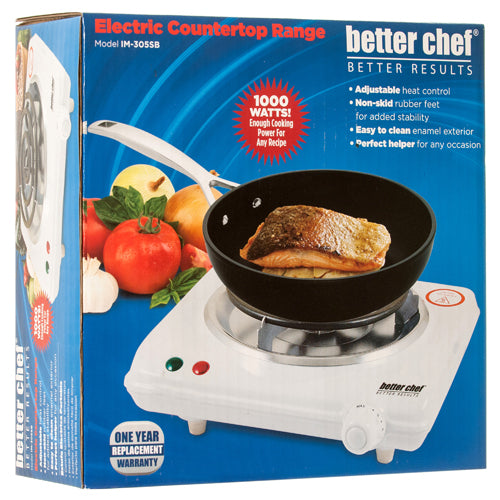 SINGLE BURNER BETTER CHEF WHT #IM-305SB(1 Count)