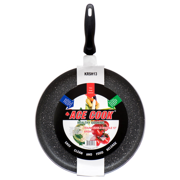MARBLE GRIDDLE ROUND 13" HEAVY #KRSH13(1 Count)