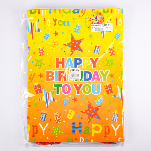 GIFT BAG CELEBRATE X-LARGE(12 Count)