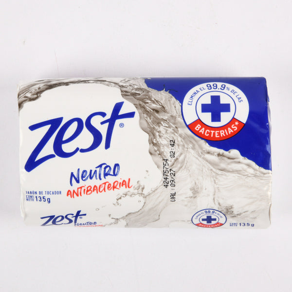 ZEST JABON NEUTRO ANTIBACTERIAL 135G(1 Count)