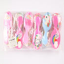 HAIR BRUSH UNICORN  ASSRT DESIGNS SMALL(12 Count)