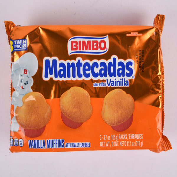 BIMBO MANTECADAS 3TWIN PACK 3.7OZ(1 Count)