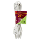 EXTENSION 20FT 3-OUTLET UL HOUSEHOLD(1 Count)